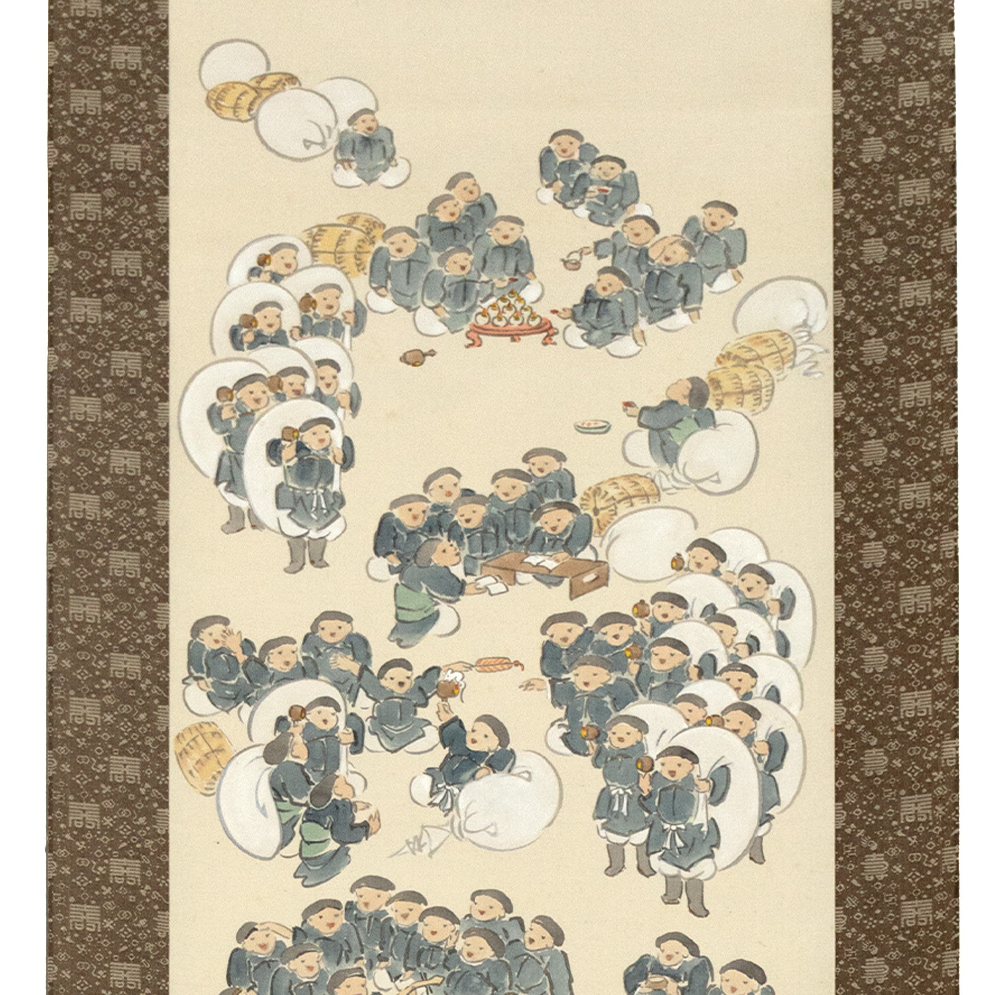 Pair of Scrolls Depicting Daikoku and Ebisu