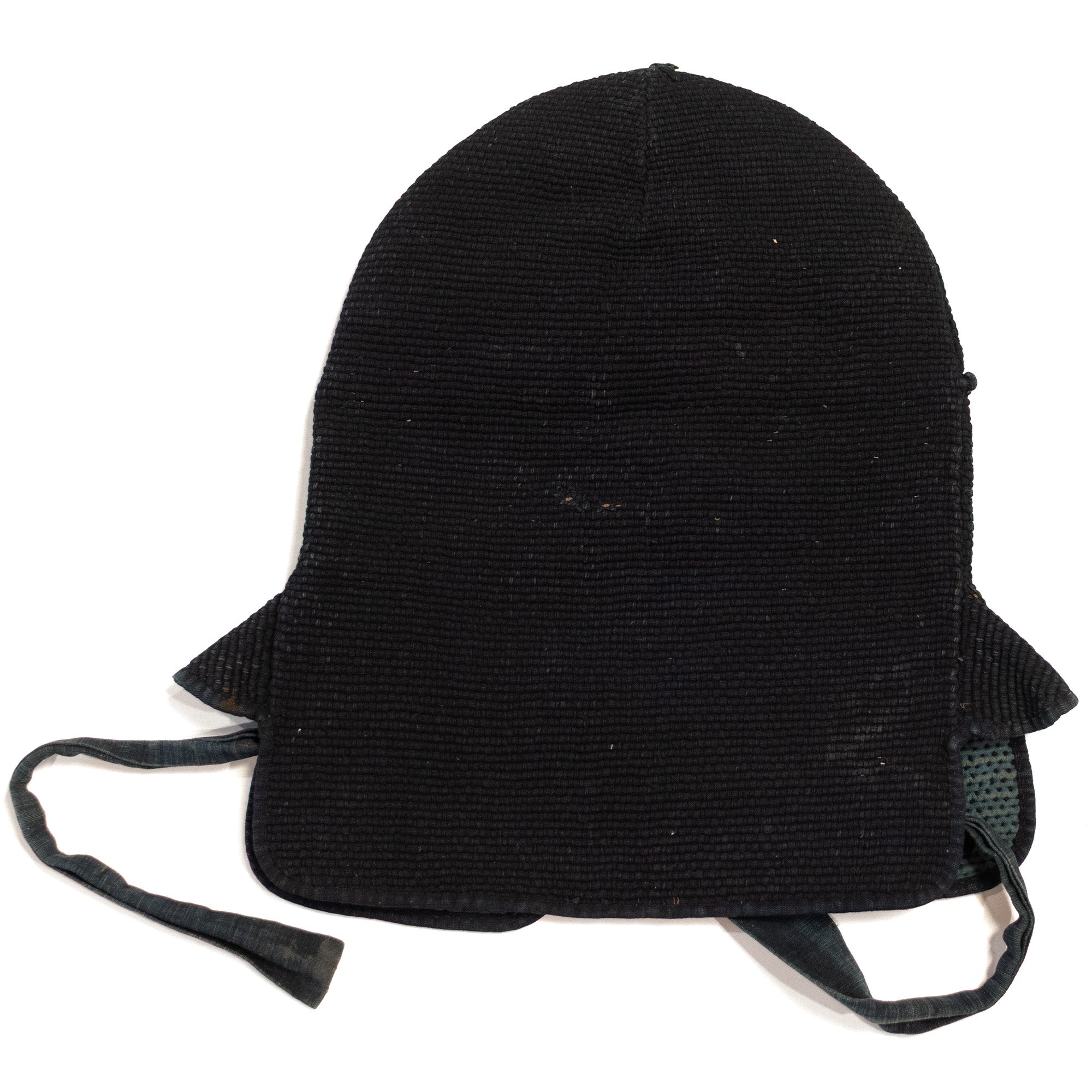 Shobo Boshi -19th Century Indigo and Sashiko Fireman's Hat