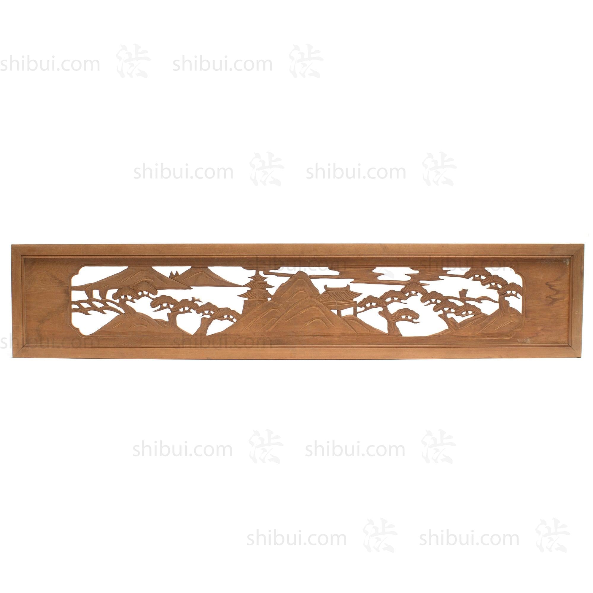 Carved Ranma | Japanese Transom Screen | Japanese Architectural Decor