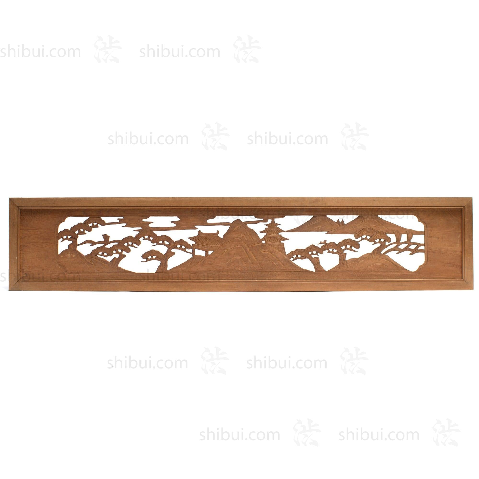 Carved Ranma | Japanese Transom Screen | Japanese Architectural Decor