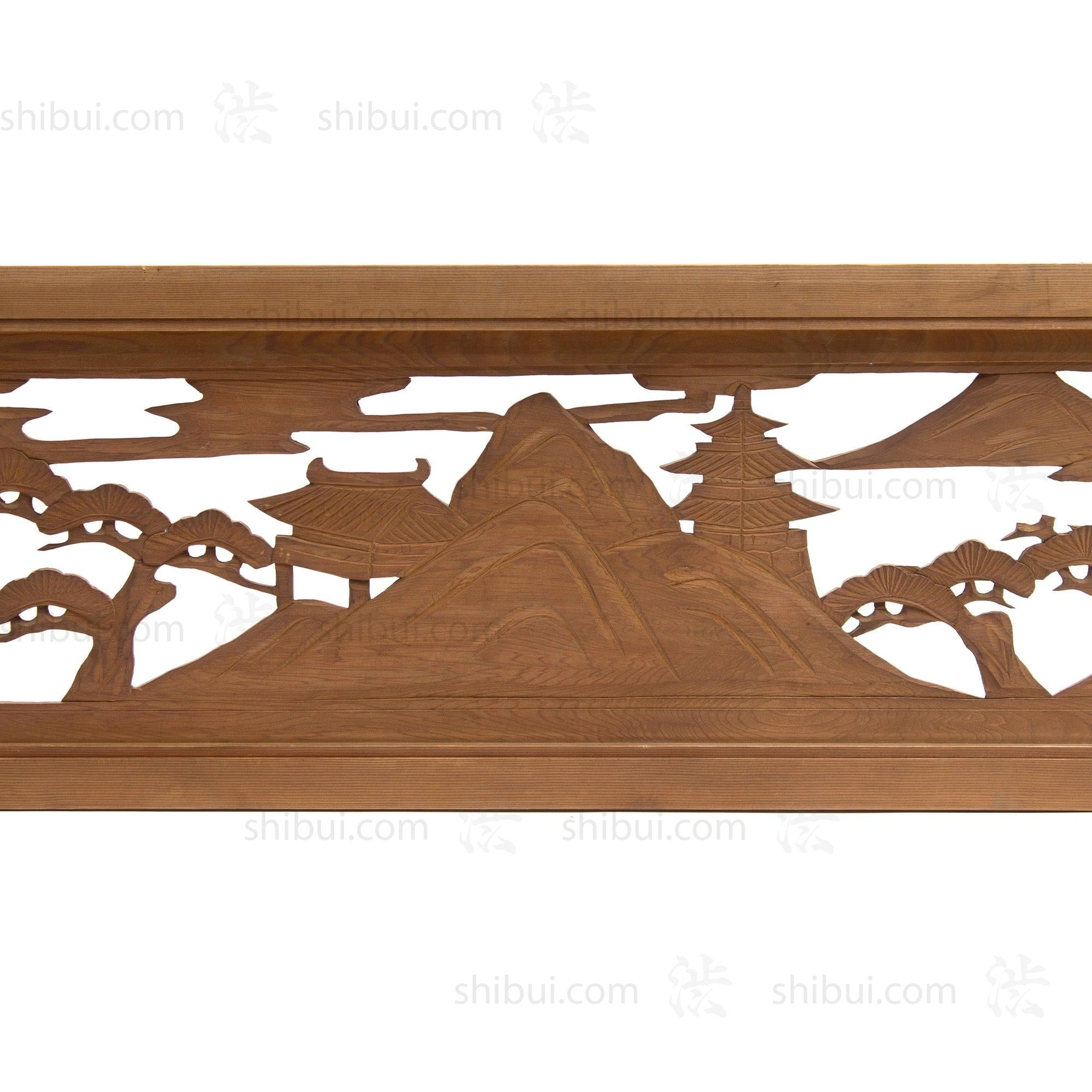 Carved Ranma | Japanese Transom Screen | Japanese Architectural Decor