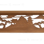 Carved Ranma | Japanese Transom Screen | Japanese Architectural Decor