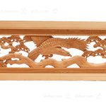 Carved Hawk and Pine Ranma | Japanese Transom Screen