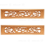 Carved Hawk and Pine Ranma | Japanese Transom Screen