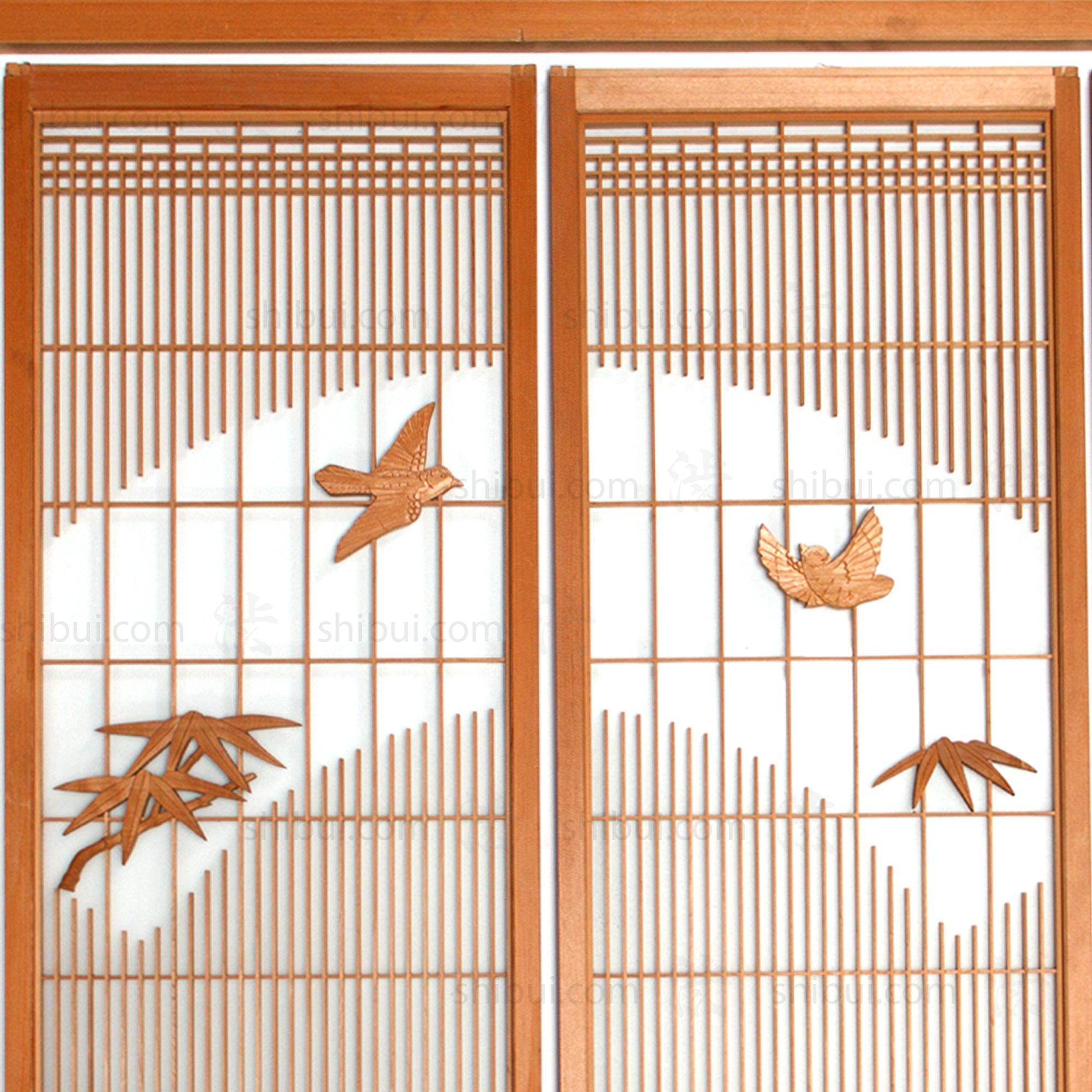 Shoin Window Set | Japanese Glass Window| Japanese Architectural Decor