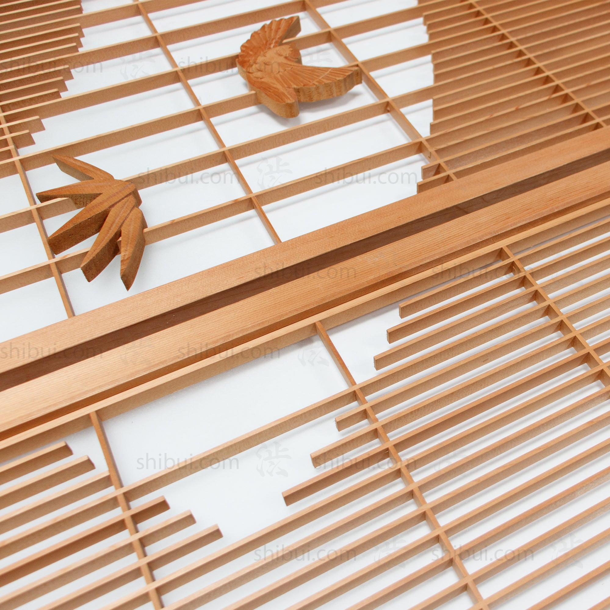 Shoin Window Set | Japanese Glass Window| Japanese Architectural Decor