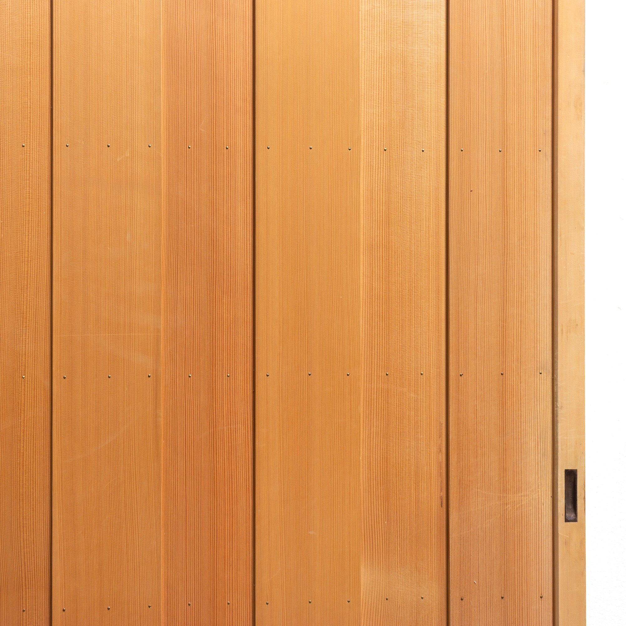 Beautiful Japanese Clear Cedar Wooden Door