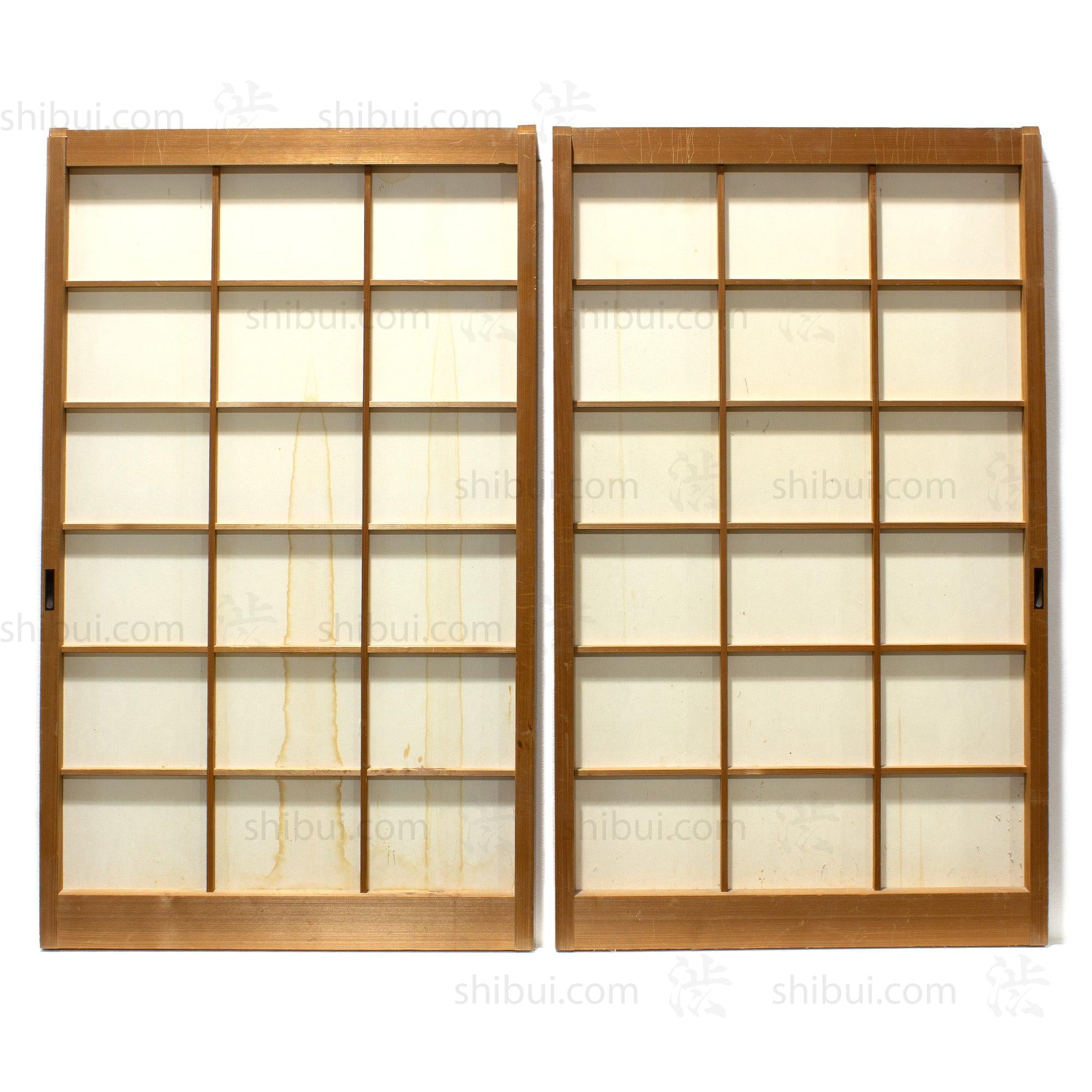 Shoji Window Set | Japanese Papered Window| Japanese Architectural Decor