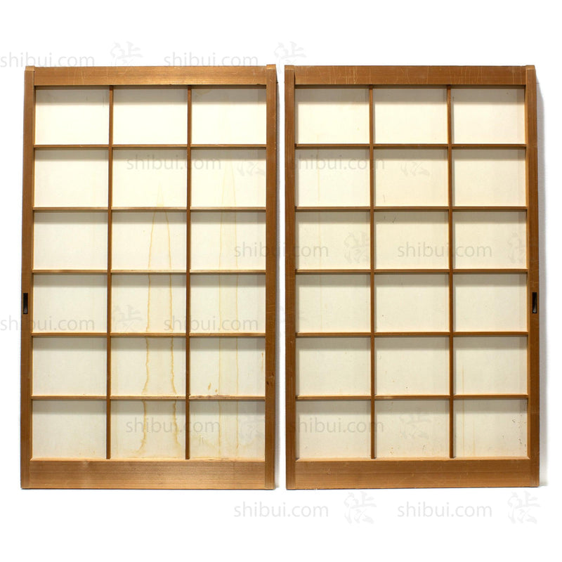 Shoji Window Set | Japanese Papered Window| Japanese Architectural Decor