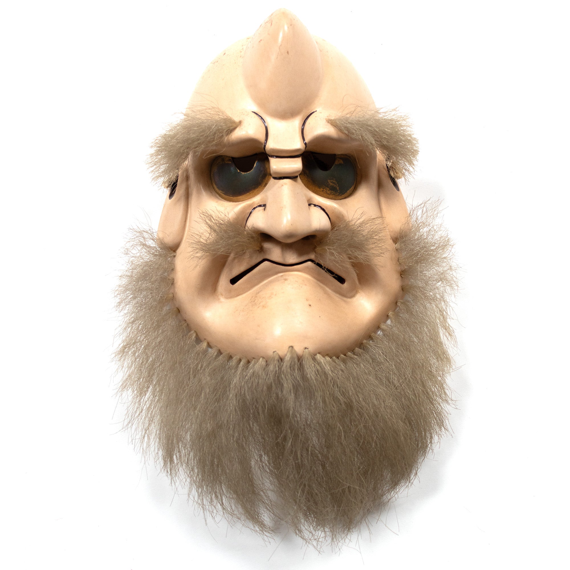 Antique Omoikane-no-Mikoto Mask | Japanese Noh Mask