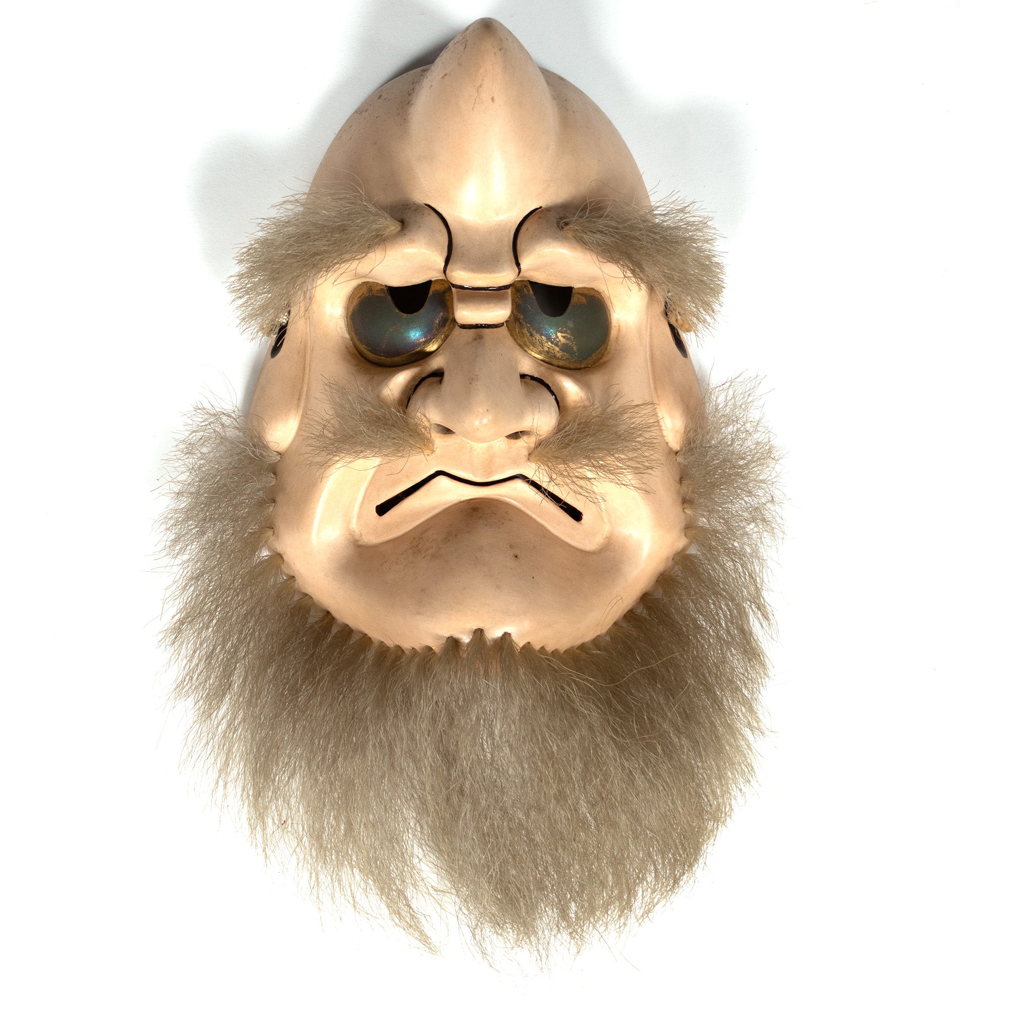 Antique Omoikane-no-Mikoto Mask | Japanese Noh Mask