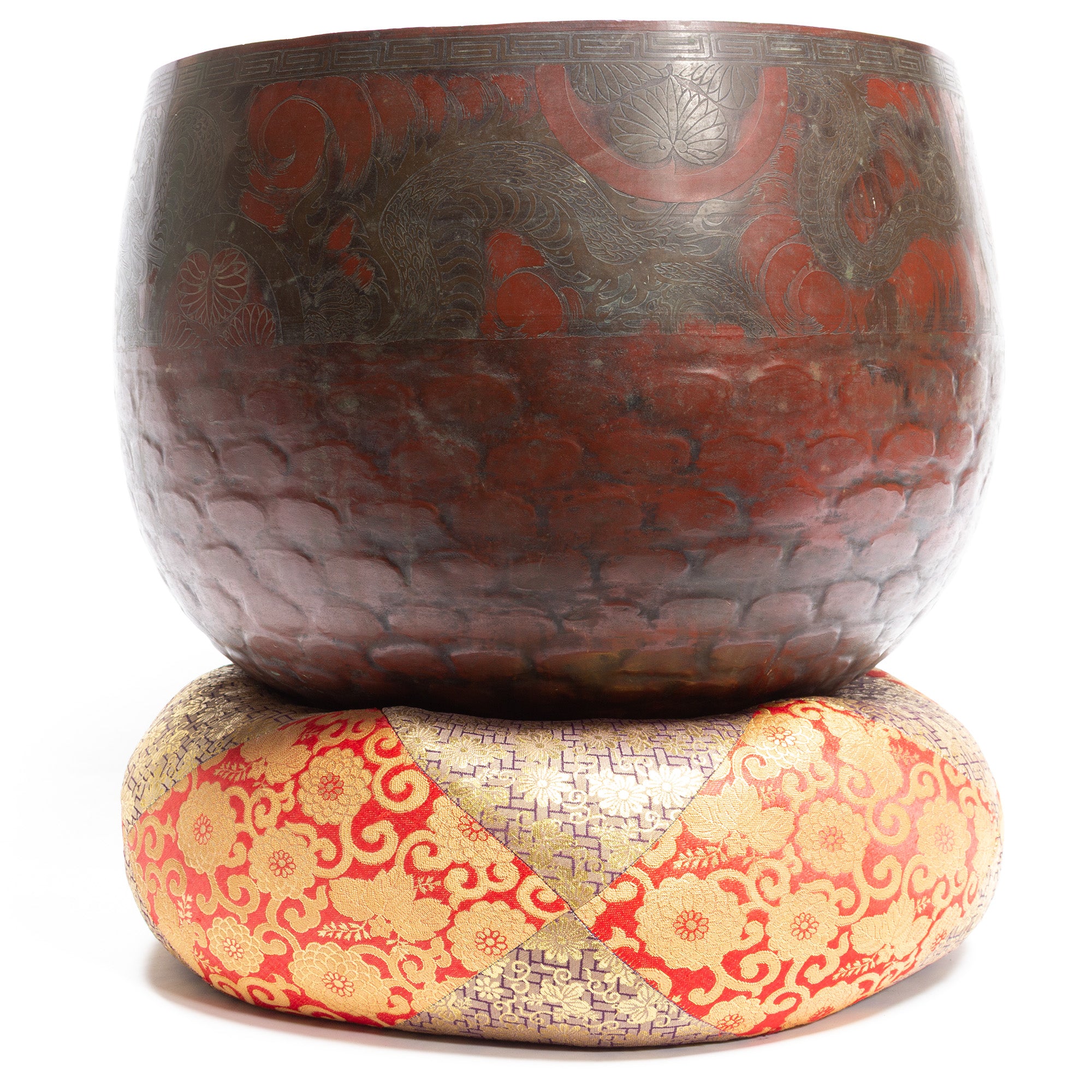 Large Edo Period Bronze Orin Buddhist Bell