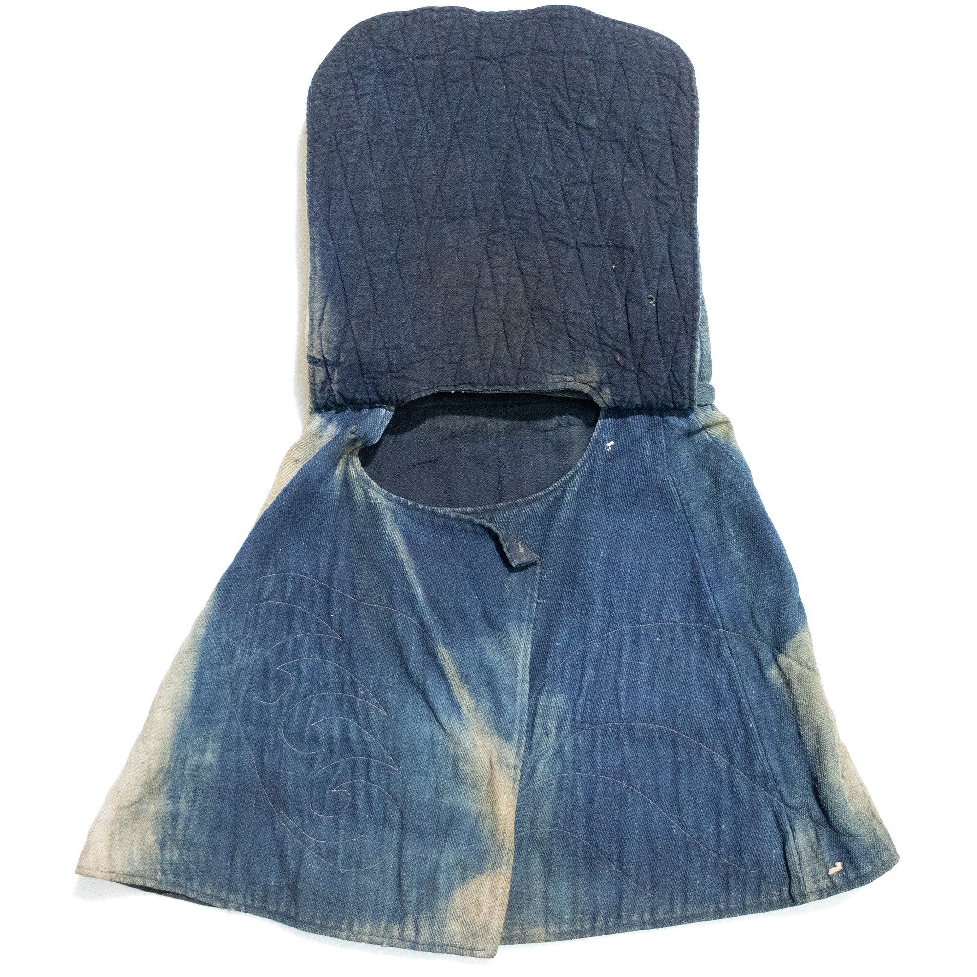 Fireman's Hat with Stiched Wave Motif