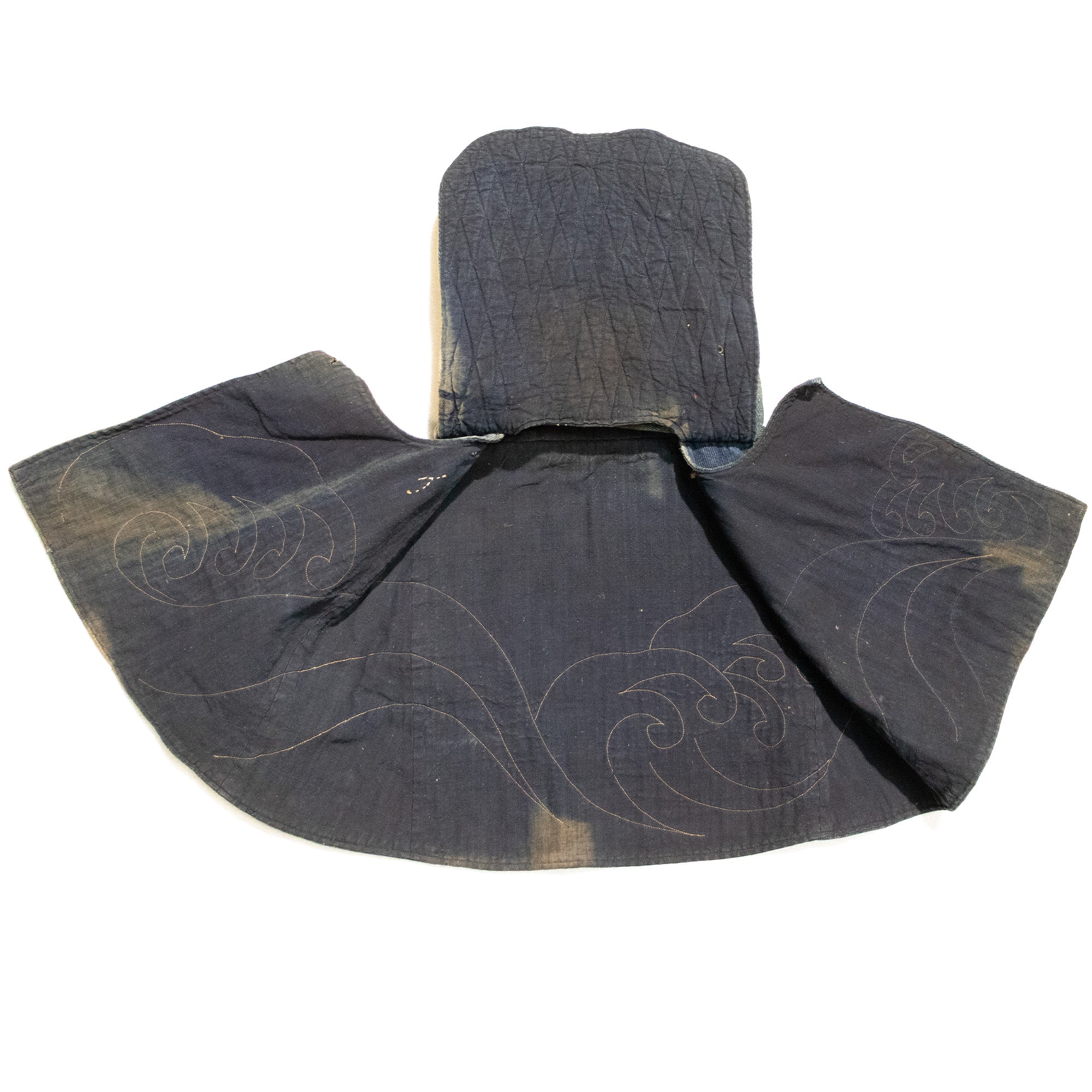 Fireman's Hat with Stiched Wave Motif