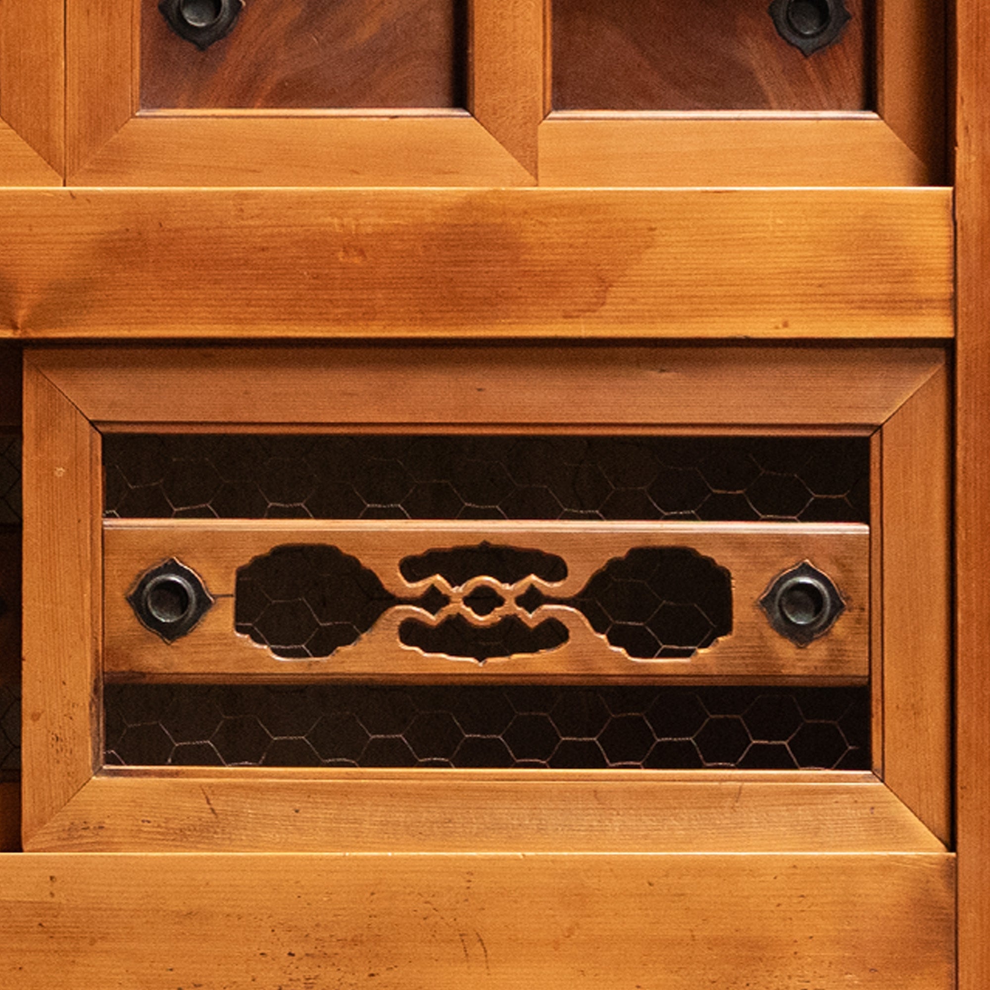 Mizuya Tansu from Kyoto | Japanese Antique Cabinet | ~4' Width, 2 Section