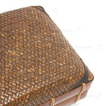 Japanese Antique Bamboo Woven Bento Basket
