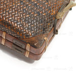 Japanese Antique Bamboo Woven Bento Basket