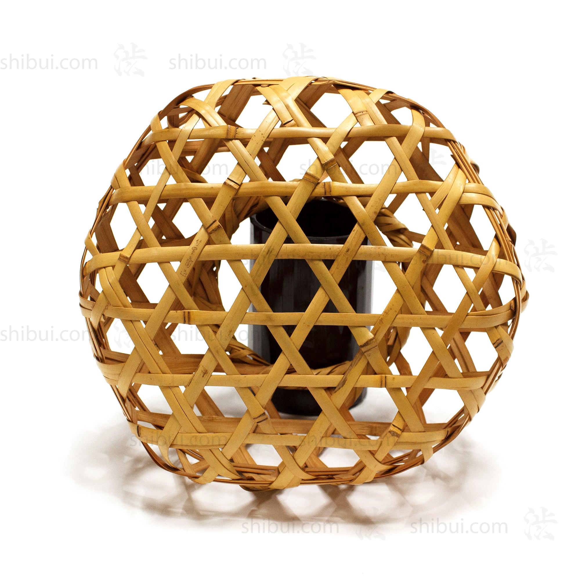 Woven Bamboo Basket by Tanabe Chikuunsai II