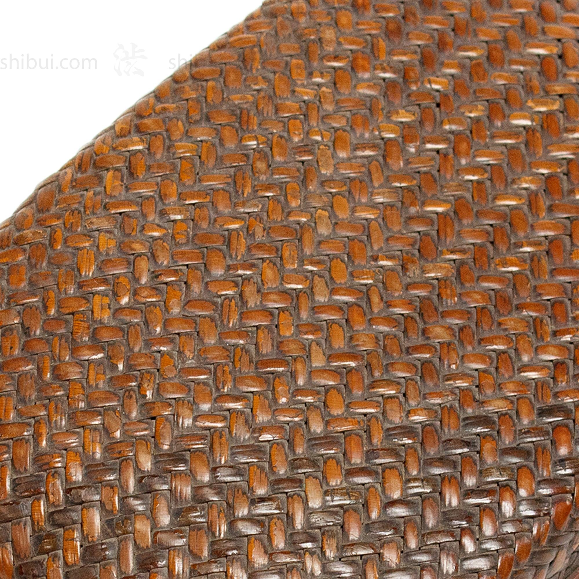 Japanese Antique Bamboo Woven Bento Basket