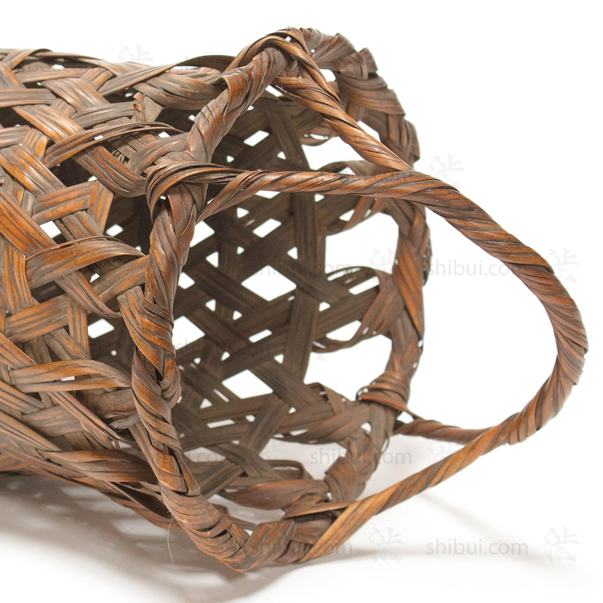 Hanakago Japanese Bamboo Ikebana Flower Basket