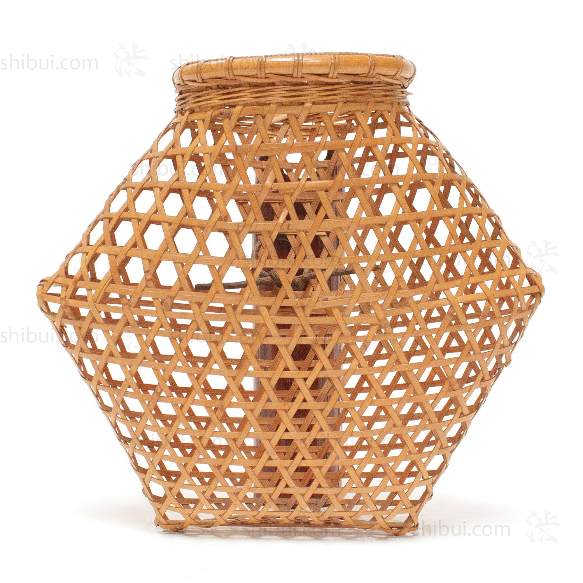 Hanging Hanakago Japanese Bamboo Ikebana Flower Basket