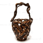 Hanakago Japanese Bamboo Ikebana Flower Basket