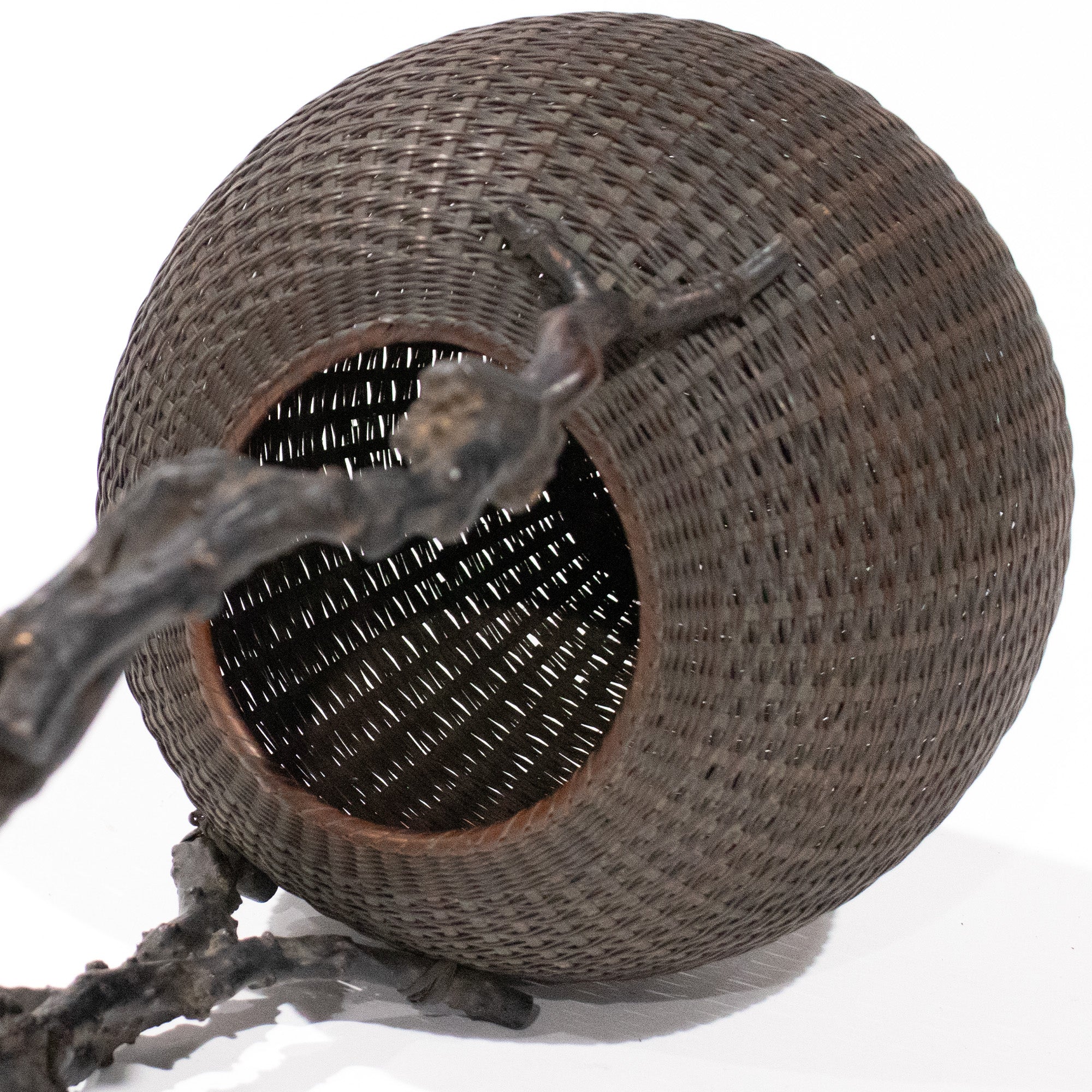 Hanakago | Bamboo Flower Basket with Wisteria Root Handle