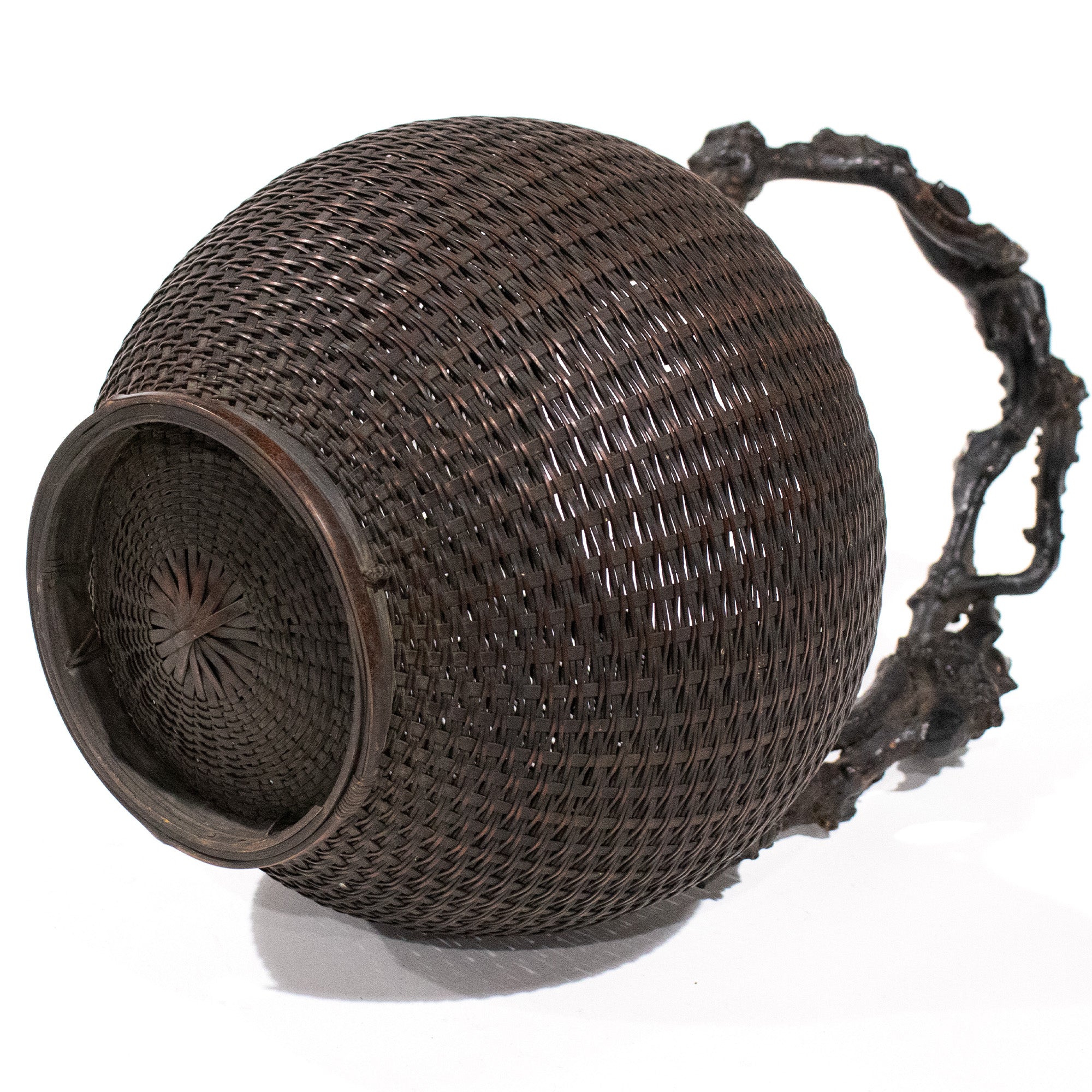 Hanakago | Bamboo Flower Basket with Wisteria Root Handle