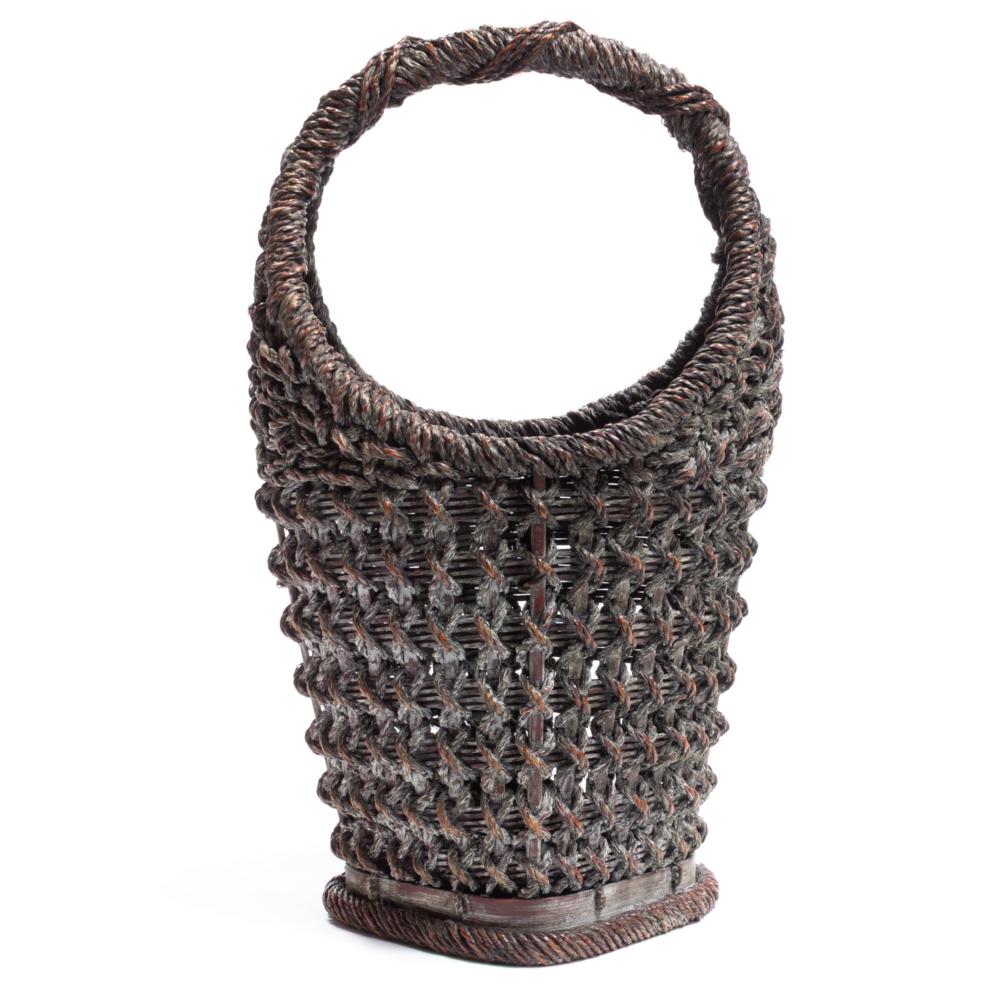 Japanese Ropeweave Hanakago | Bamboo Ikebana Flower Basket