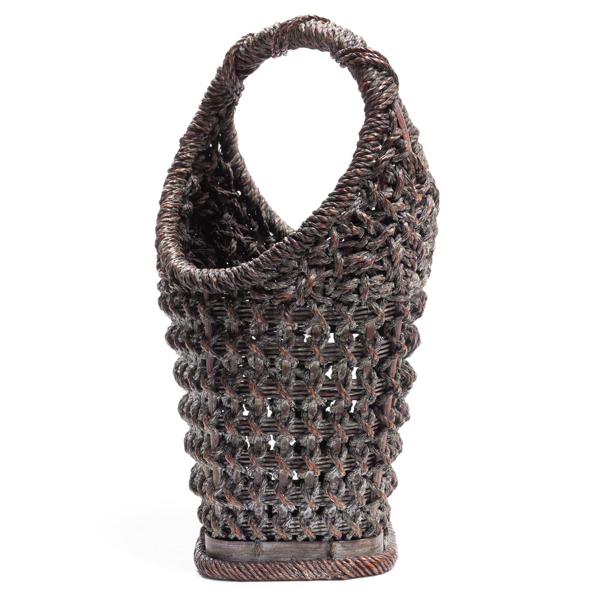 Japanese Ropeweave Hanakago | Bamboo Ikebana Flower Basket