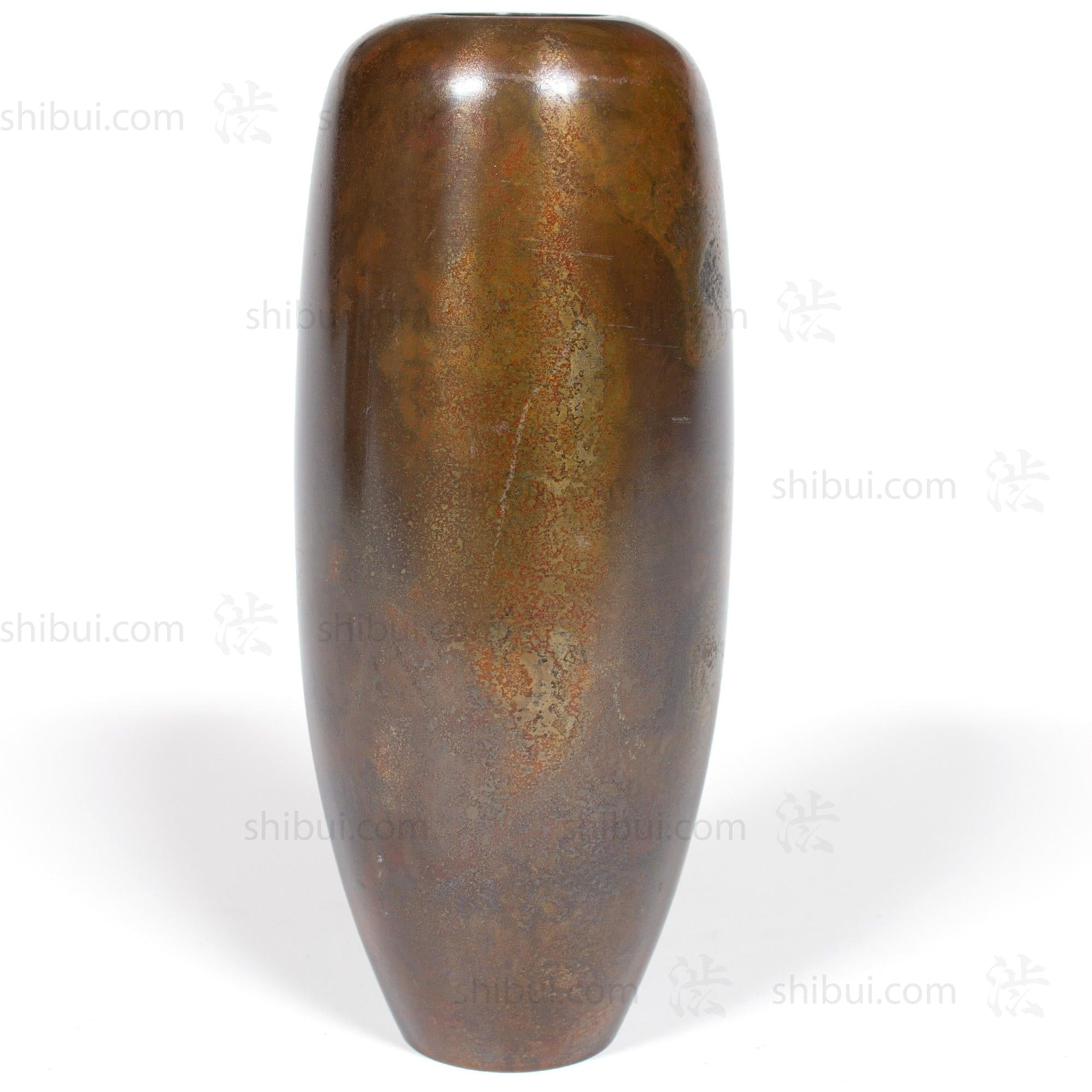 Vintage Bronze Vase with Lovely Golden Patina