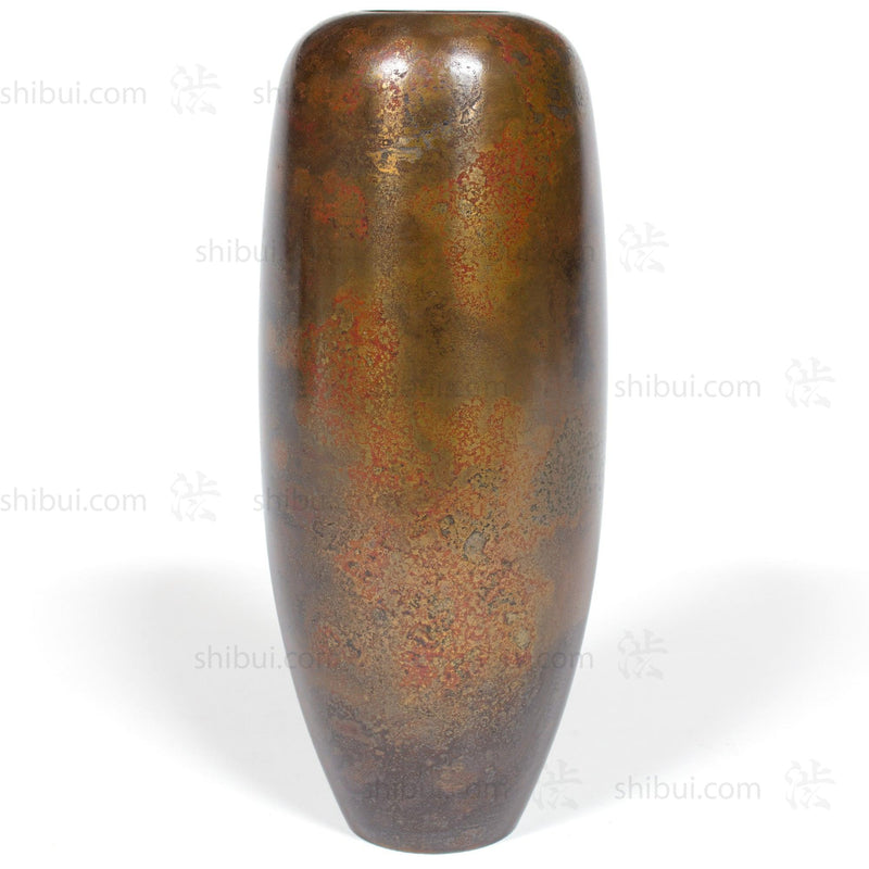 Vintage Bronze Vase with Lovely Golden Patina