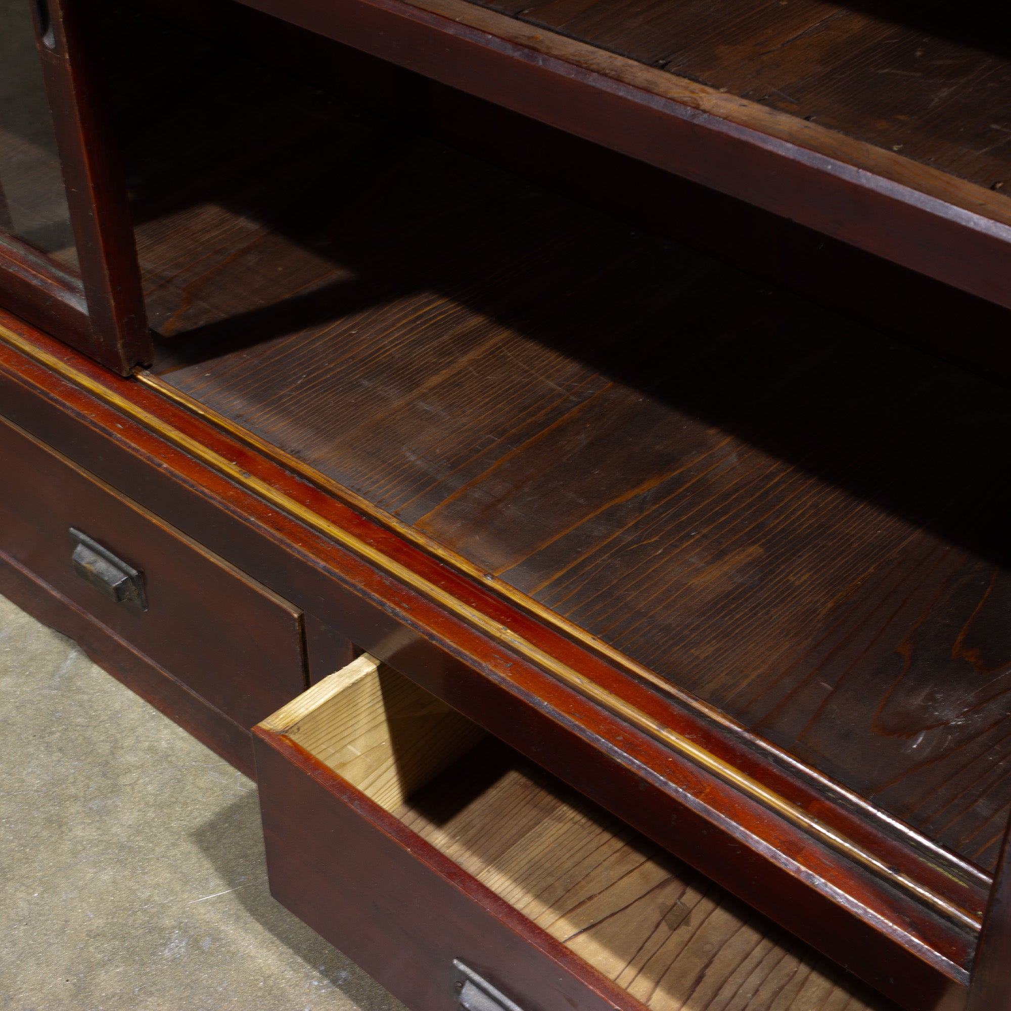 Kazari Dansu | Japanese Glass Door Display Chest