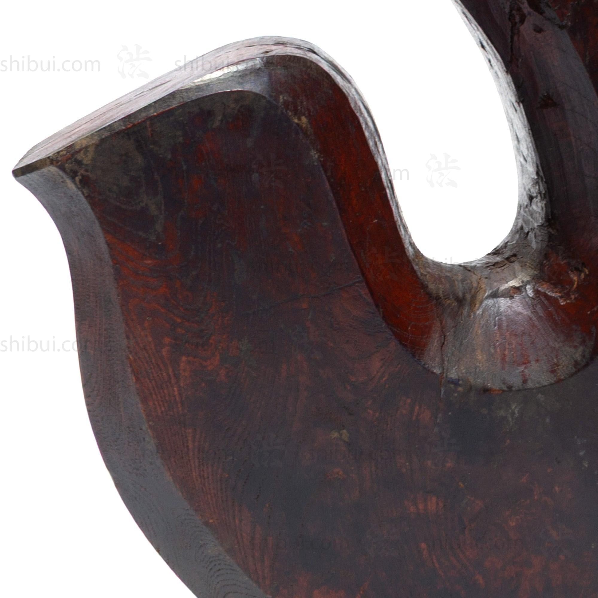 Jizai Gake Keyaki Wood Pot Hook