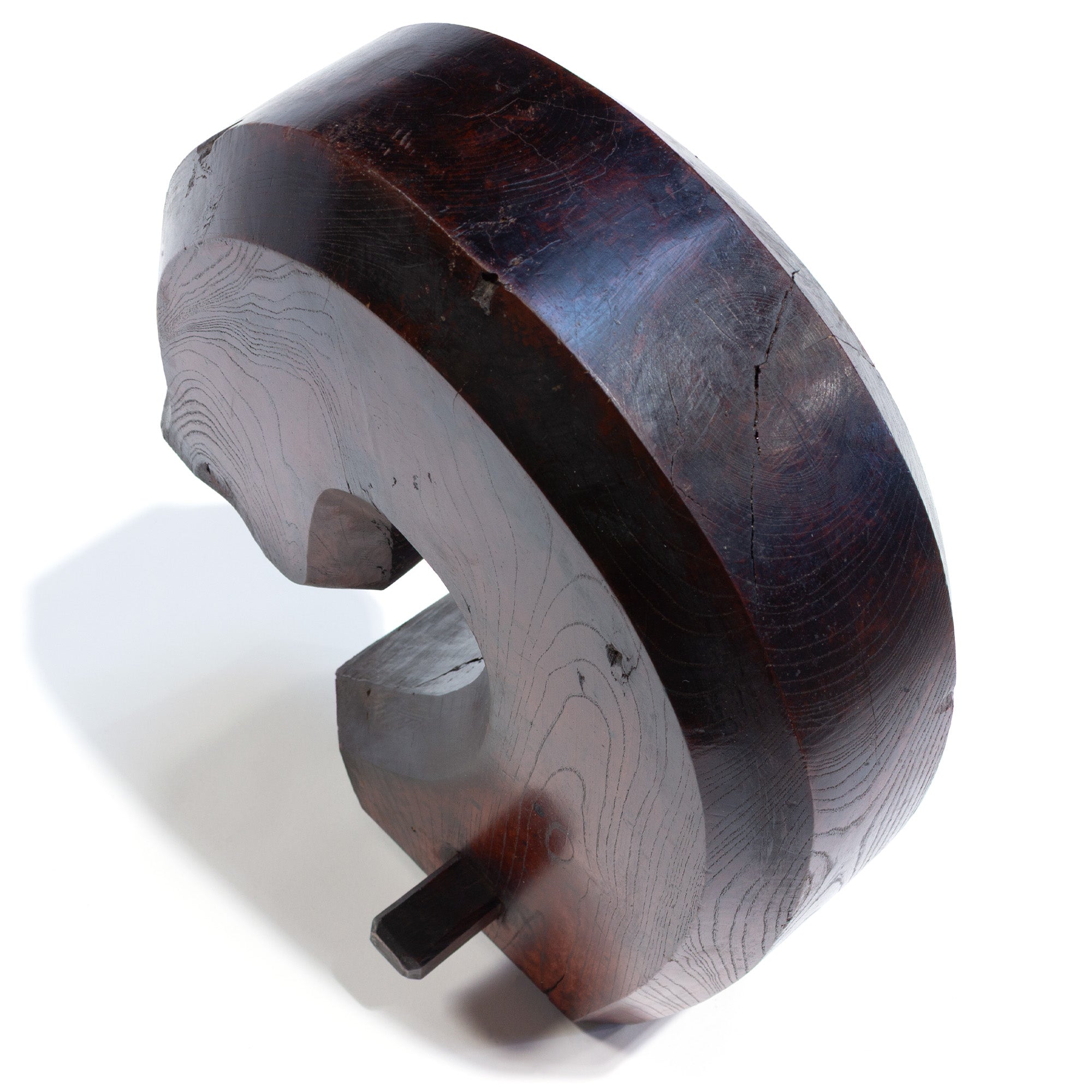Jizai Gake Keyaki Wood Pot Hook
