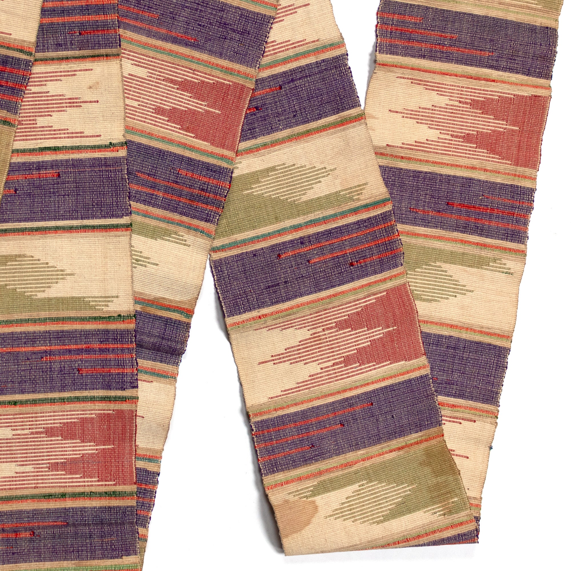Sakiori Obi | Recycled Silk Upcycled Ragweave Belt