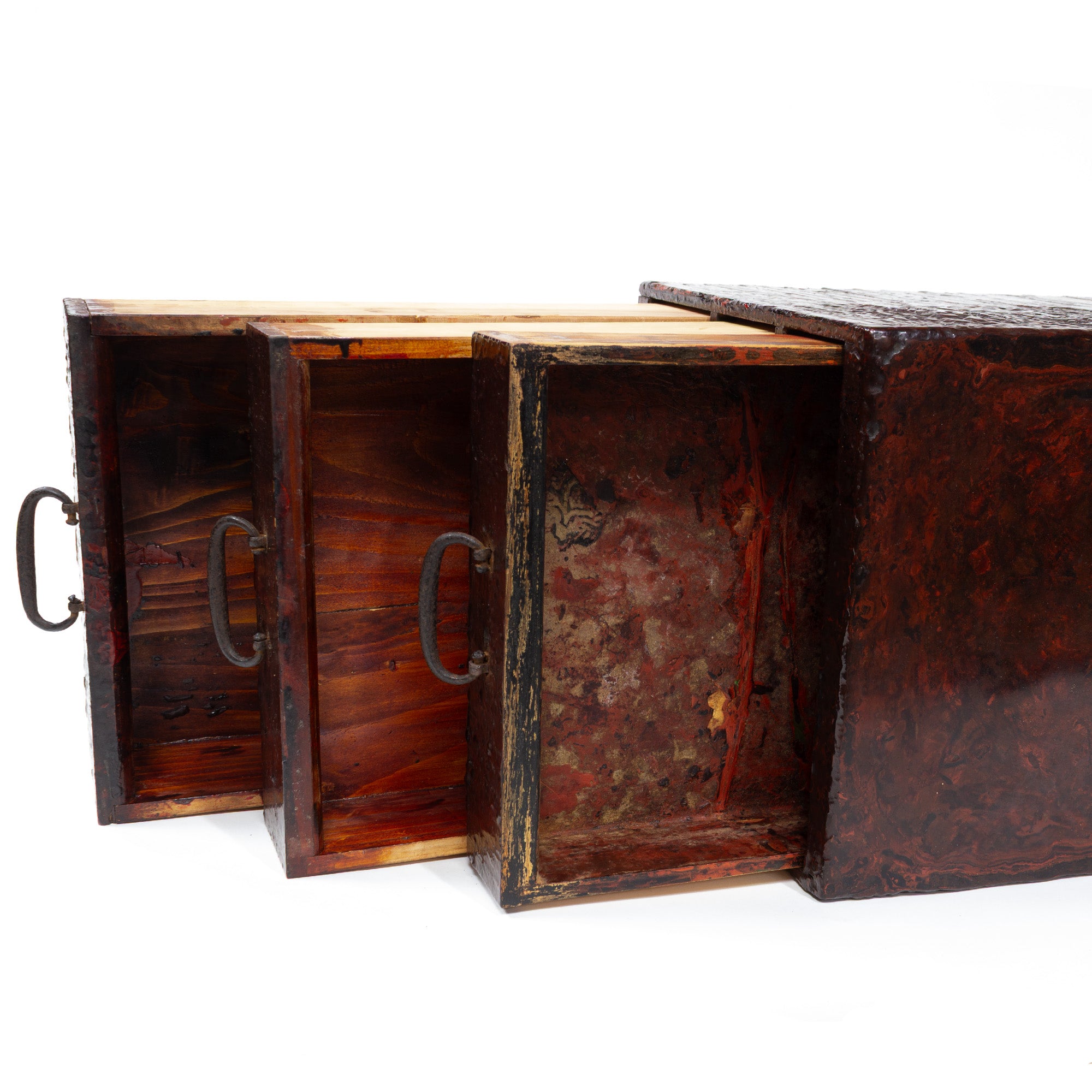 Japanese Lacquer Craftsman's Work Box