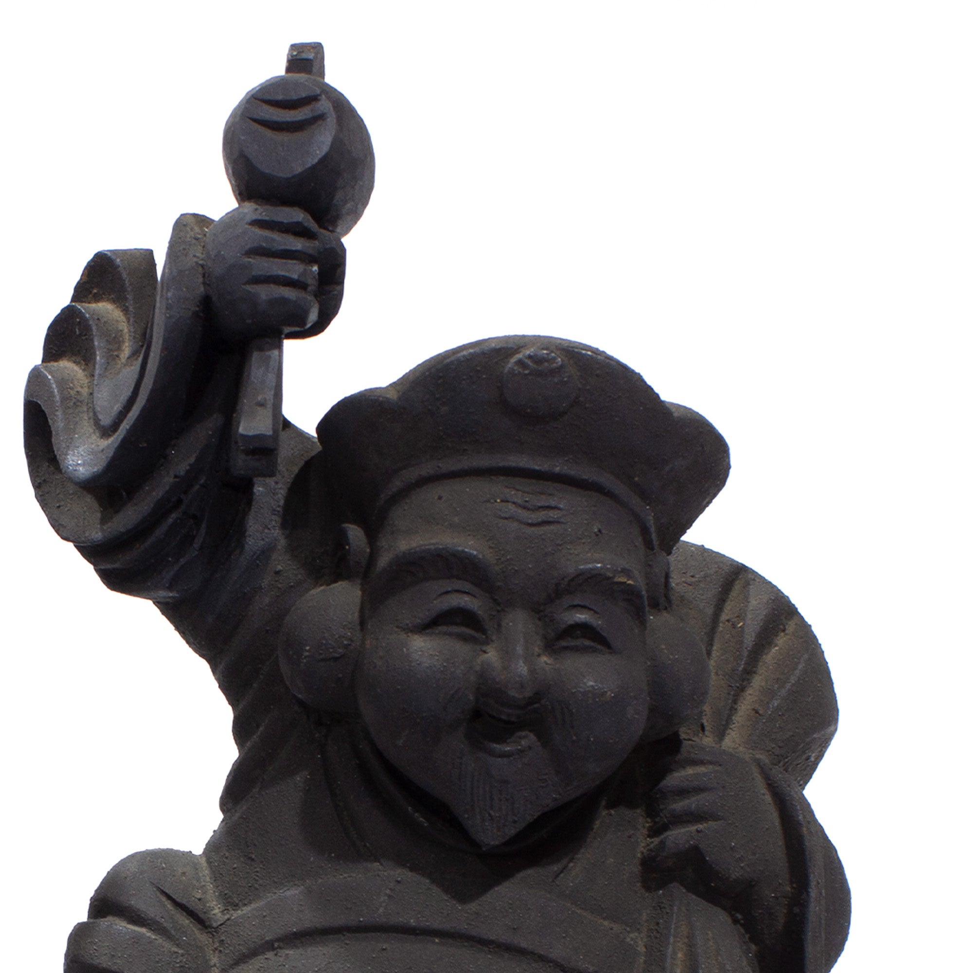 Wooden Daikoku and Ebisu Statues