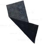 Japanese Indigo Katazome Panel Textile Tortise Shell and Flower Pattern