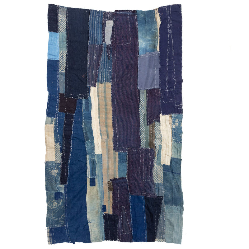 Indigo Boro Sheet | Japanese Patchwork Textile
