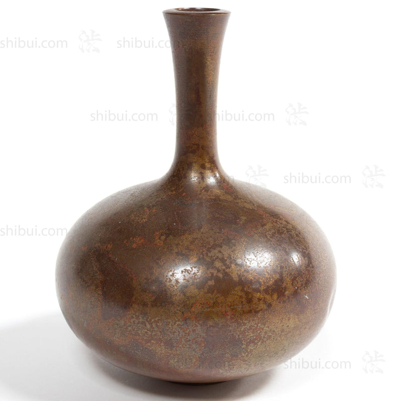 Vintage Bronze Vase in Onion Form