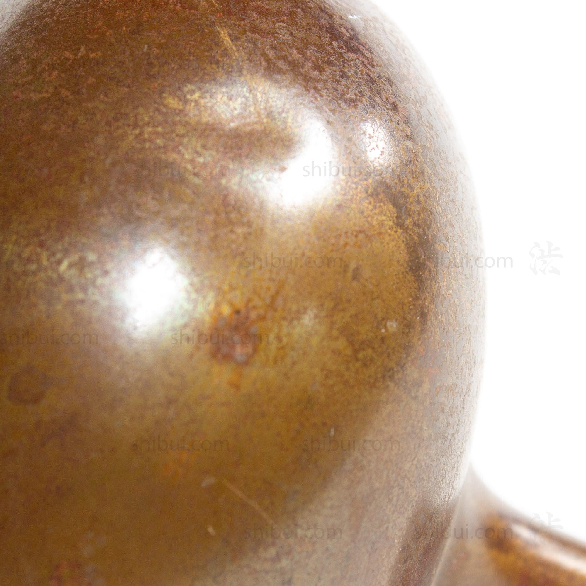 Vintage Bronze Vase in Onion Form