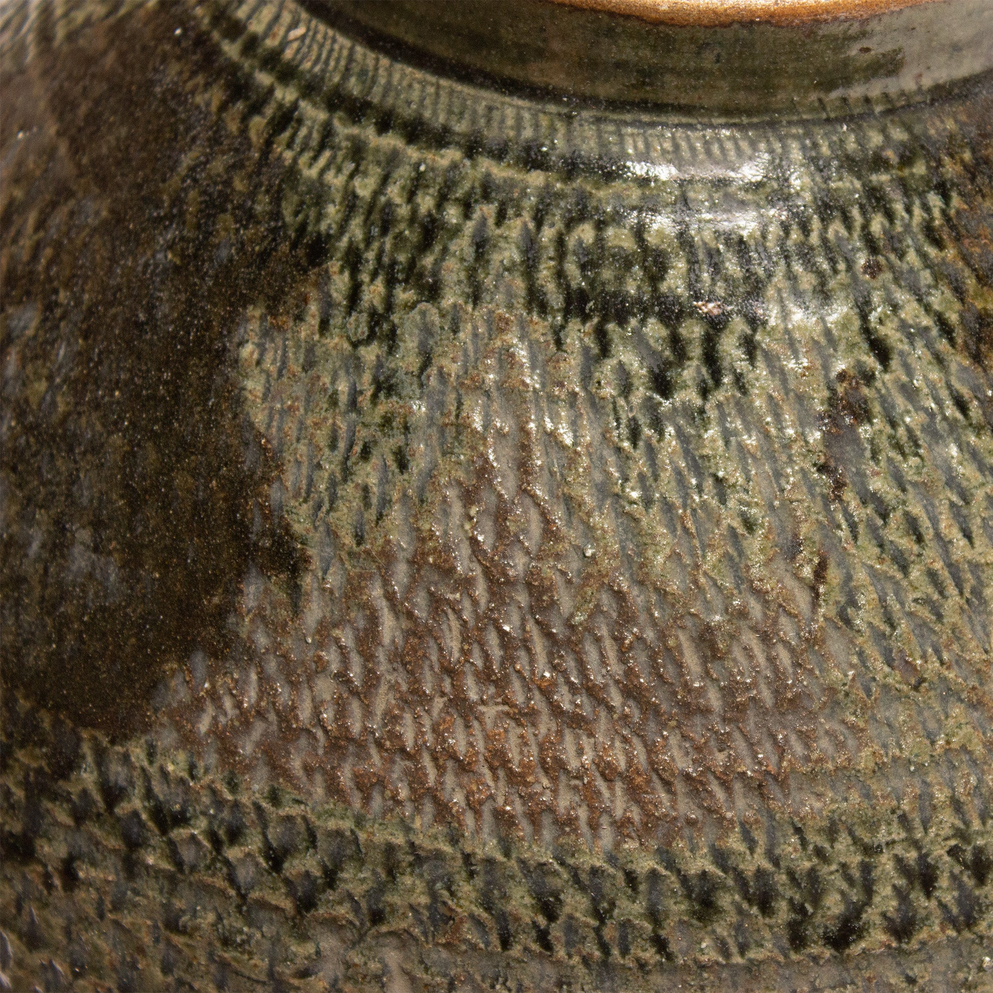 Onta Yaki | Antique Japanese Ceramic Storage Jar