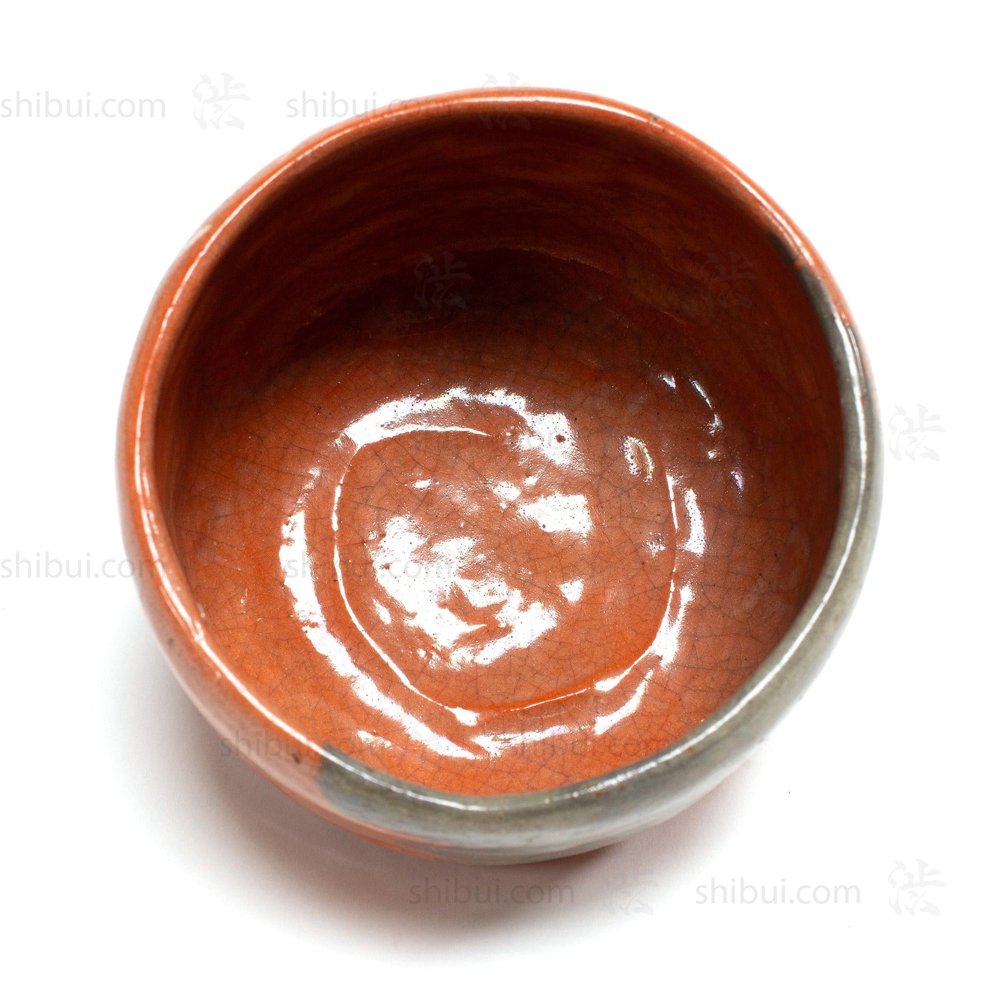 E-ma Raku Chawan | Japanese Tea Bowl