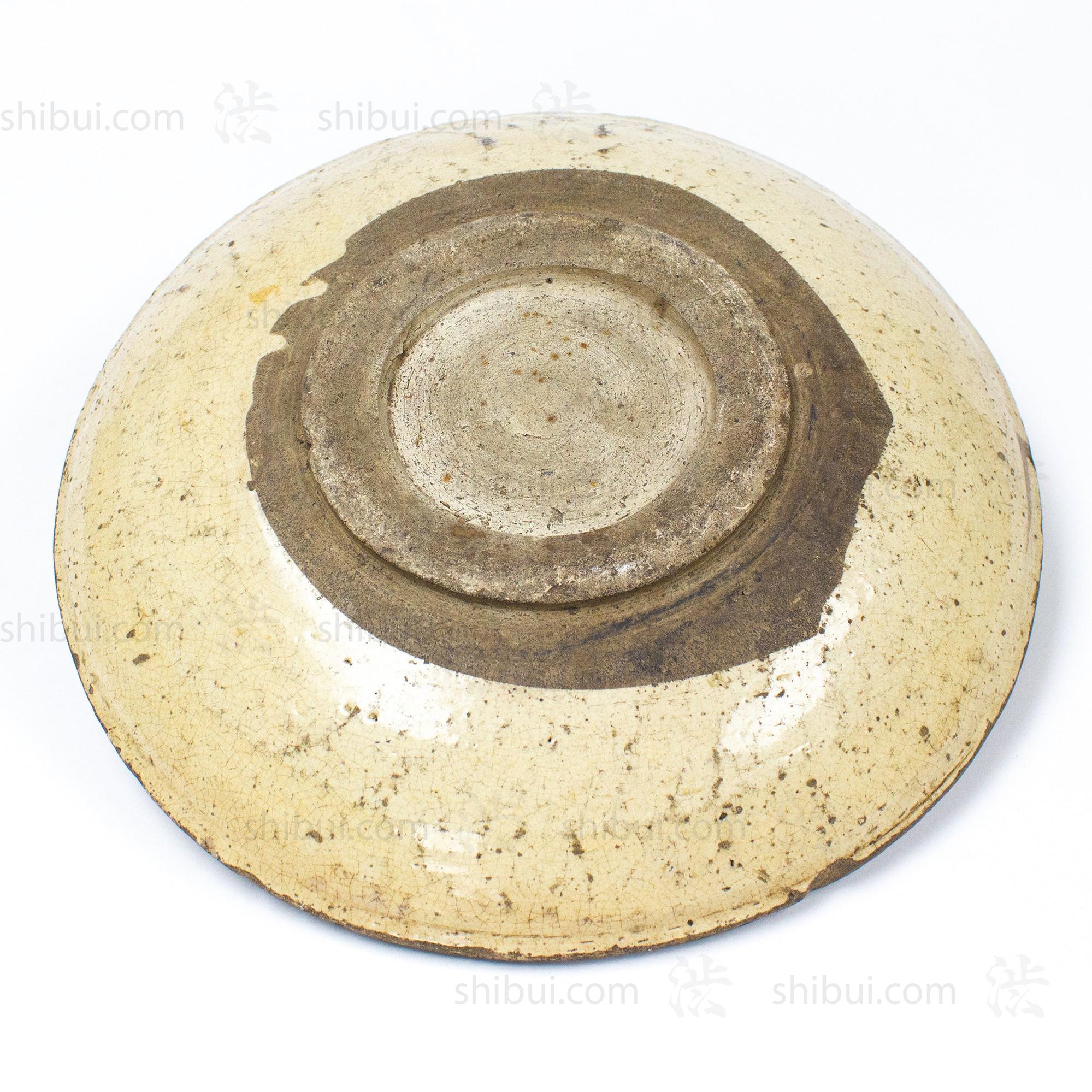 Japanese Horse Eye Motif Serving Plate