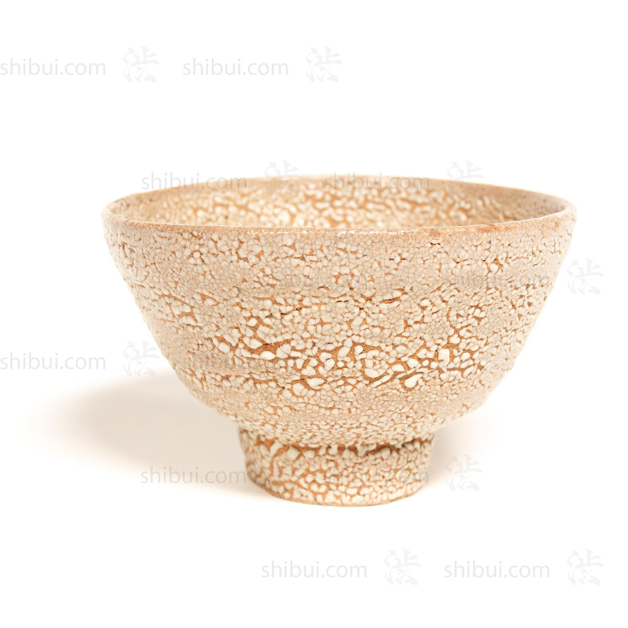 Matcha Crawling Glaze Chawan | Vintage Ido Tea Bowl