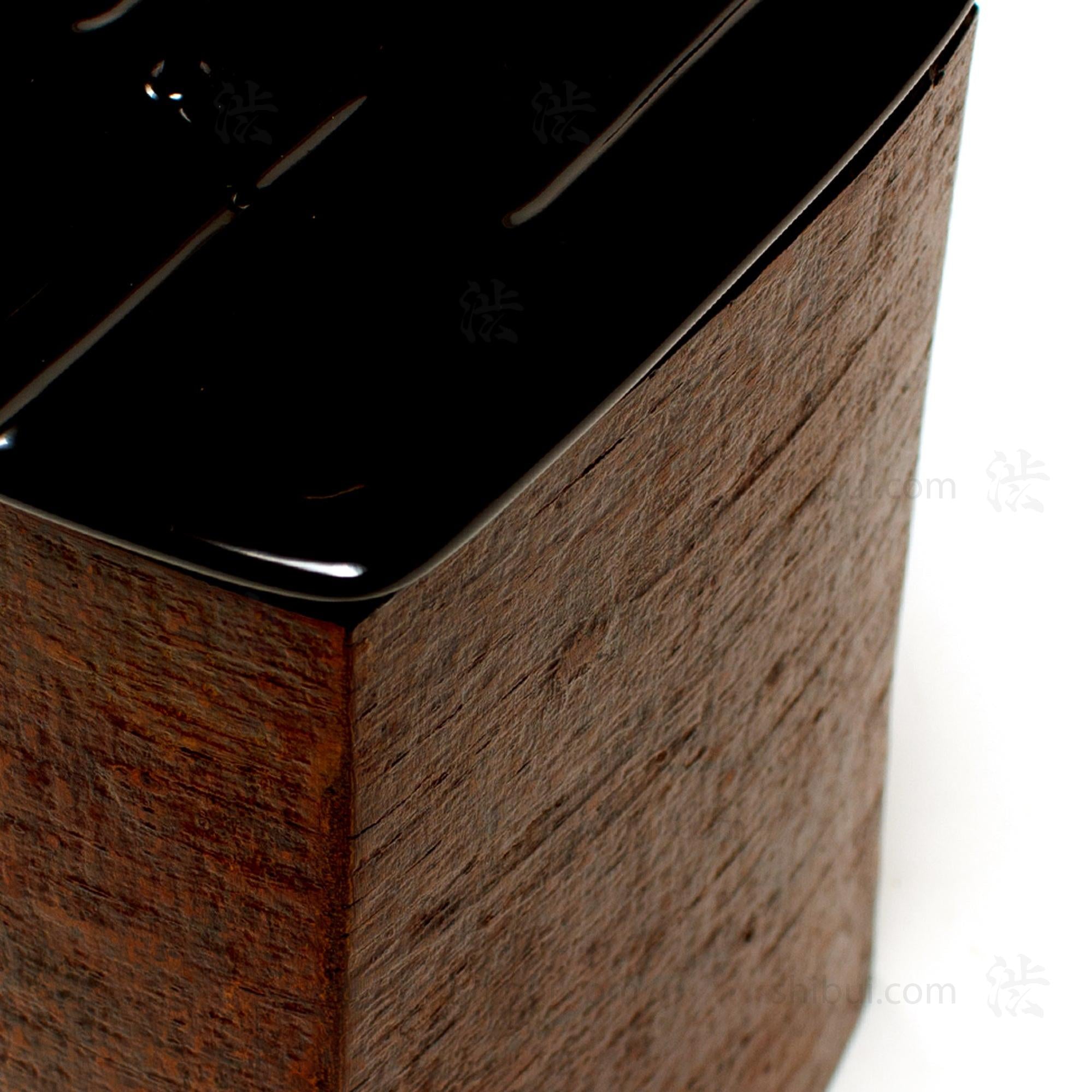 Wajima Lacquer Mizusashi by Wakashimakin | Fresh Water Jar for Tea Ceremony