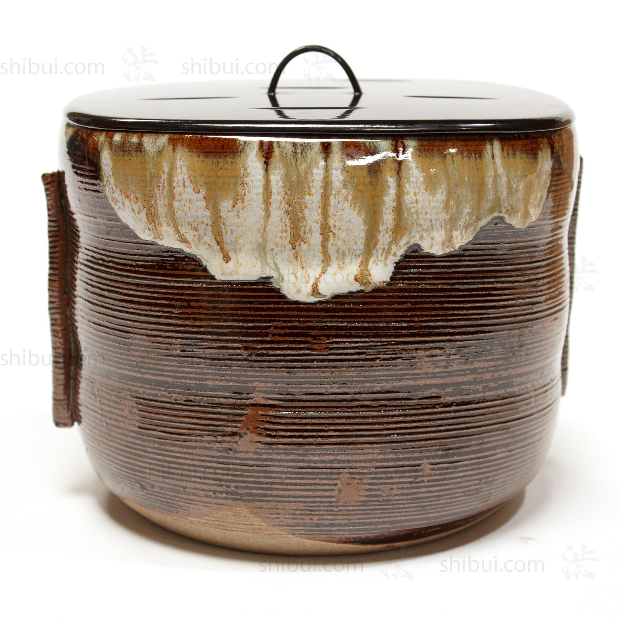 Takatori Mizusashi | Water Jar for Japanese Tea Ceremony