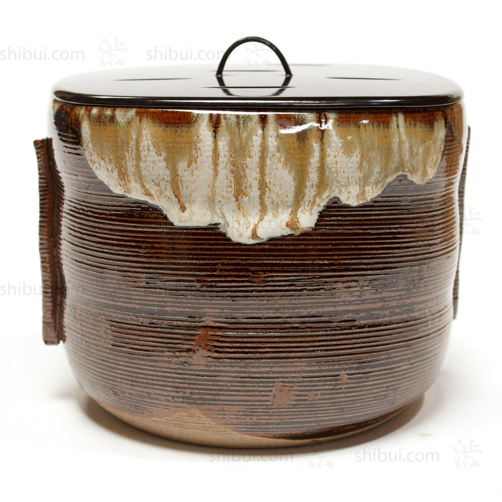 アクセサリー Takashi-Water Takatori Mizusashi | Water Jar for Japanese Tea Ceremony – Shibui