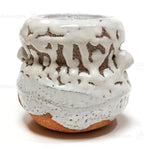 Hagi Mizusashi with Crawling Shino by Takamise Seiko | Water Jar for Tea Ceremony